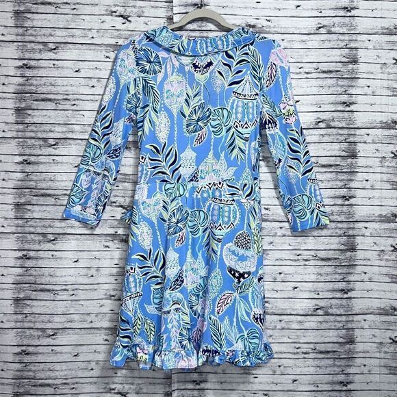 Lilly Pulitzer Jessalynne Romper Lapis Lantern - Picture 2 of 10